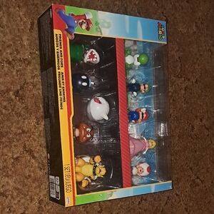 Nintendo Super Mario Action Figure Set - Red, Green, Blue, Yellow